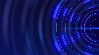科技感粒子光轮科幻空间隧道元素背景视频的预览图